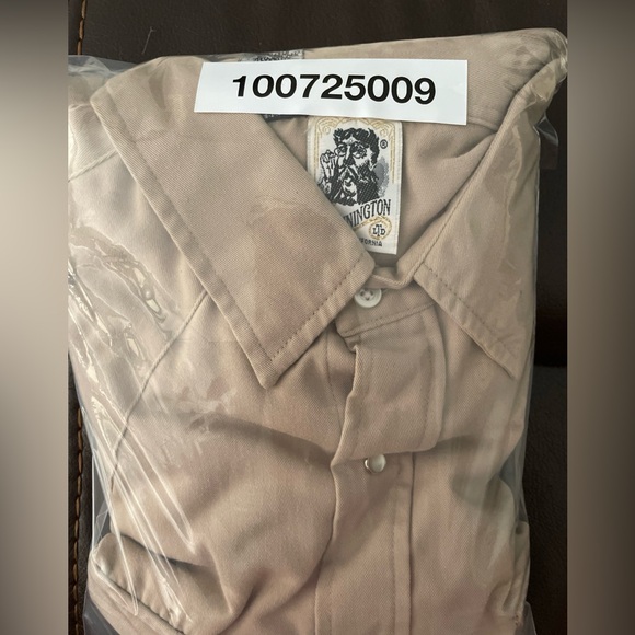 Kennington of California Men's LARGE  PEARL SNAP Long Sleeve WESTERN Shirt EUC # - Picture 4 of 4